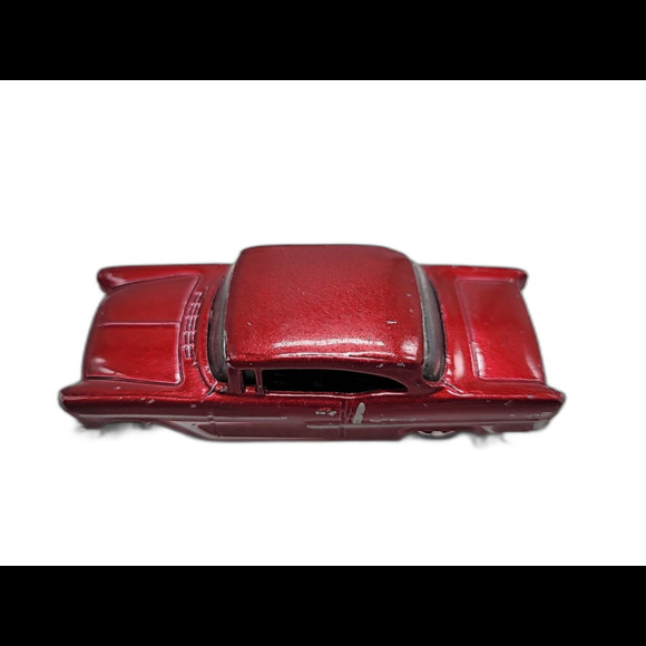 Hot Wheels  Chevy Bel Air 1/5 '55 CHEVY Dark Red w/Chrome Sp Wheels Car - Picture 3 of 16